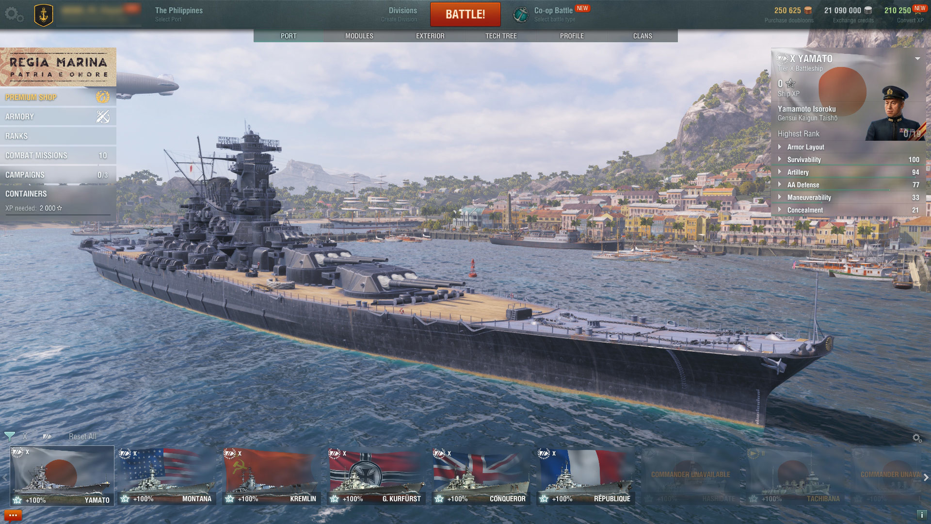 World of Warships — Doubloons & Camo Pack Featured Screenshot #1