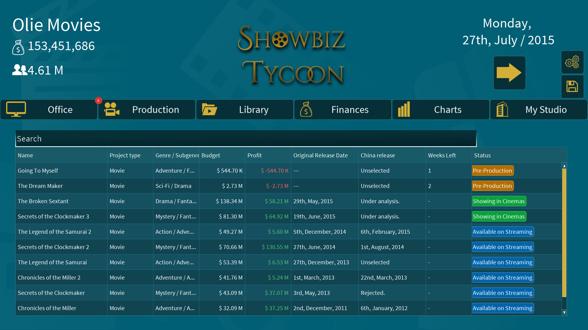 Showbiz Tycoon screenshot 9