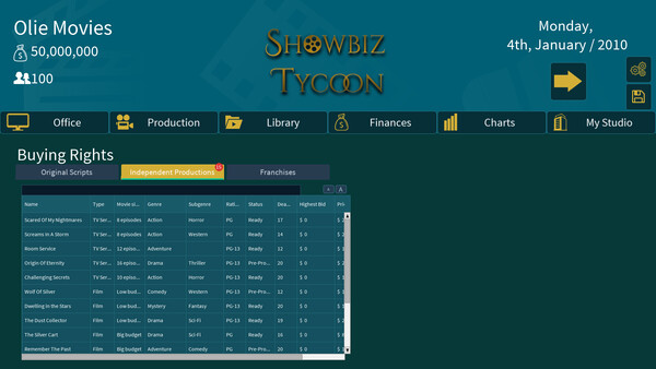 Скриншот 4 из игры Showbiz Tycoon