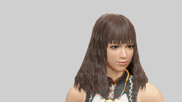 MONSTER HUNTER RISE - "Beachy Waves" hairstyle