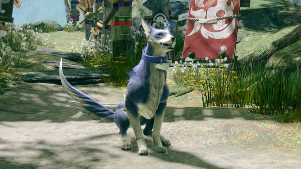 MONSTER HUNTER RISE - "Heart Collar" Palamute layered armor piece