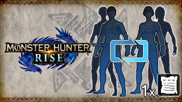 KHAiHOM.com - MONSTER HUNTER RISE - One Character Edit Voucher