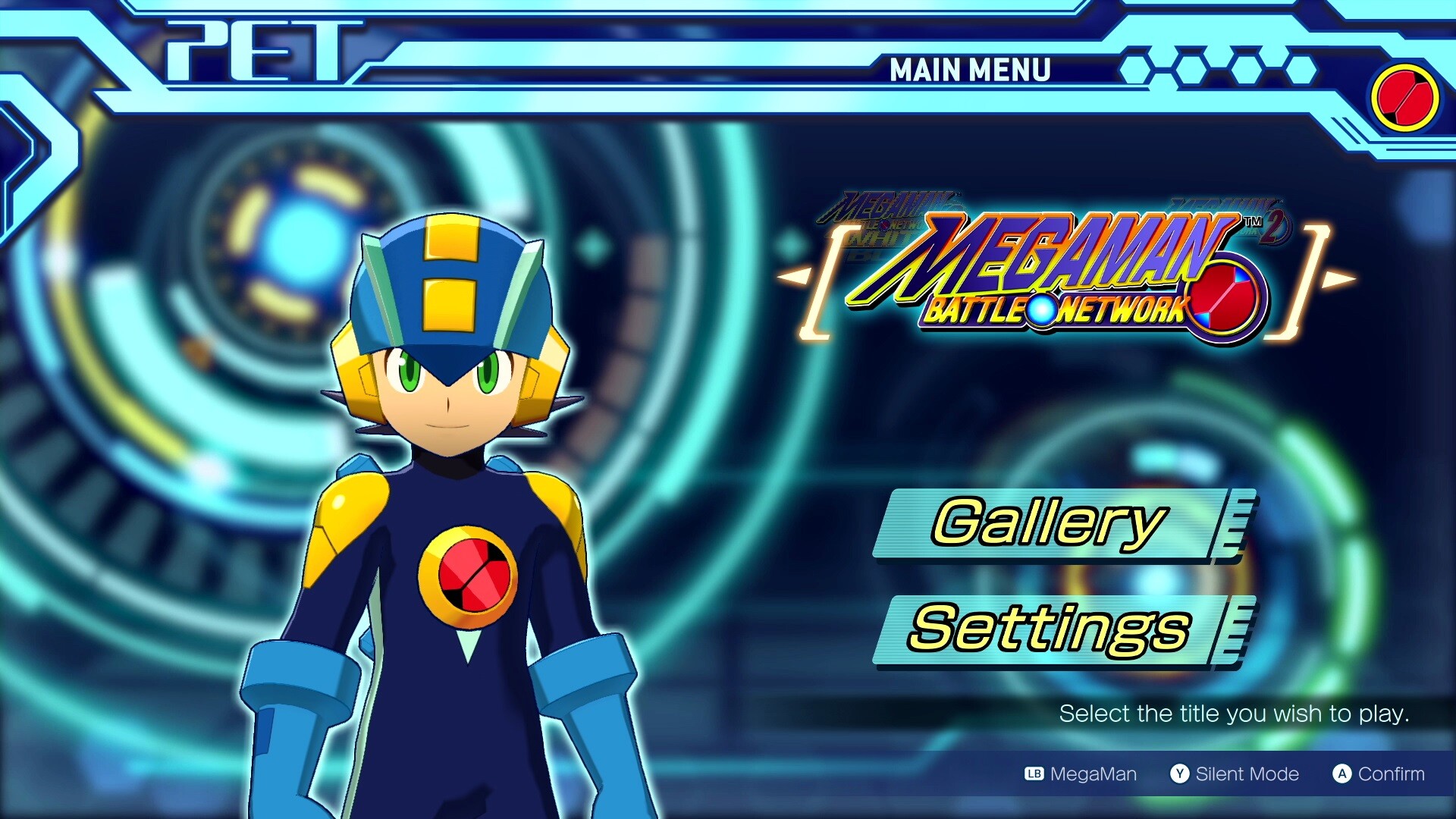 Mega Man Battle Network Legacy Collection Vol. 1 - Imagem de Fundo do Jogo