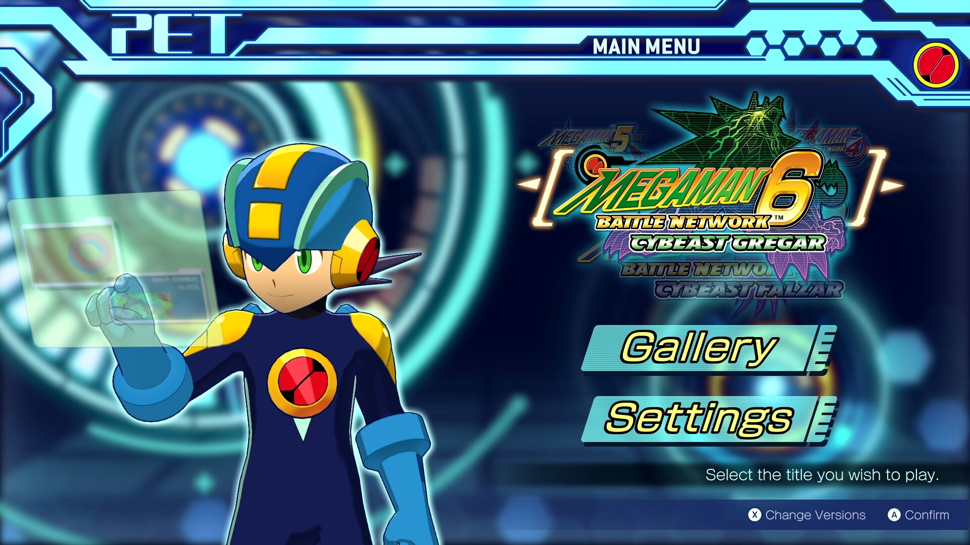 Mega Man Battle Network Legacy Collection Vol. 2 - Imagem de Fundo do Jogo