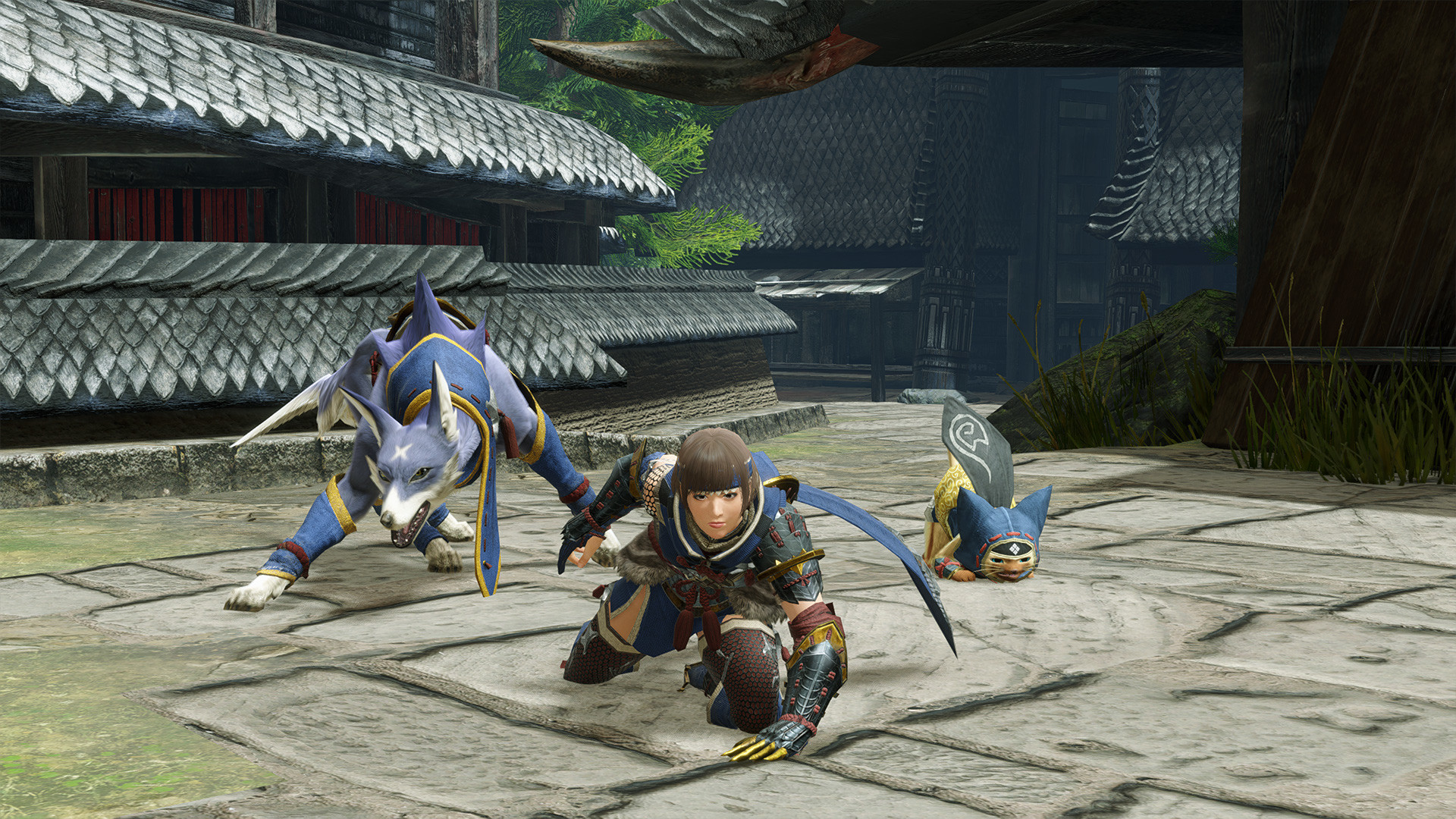 MONSTER HUNTER RISE - "Hide" Pose Set Featured Screenshot #1