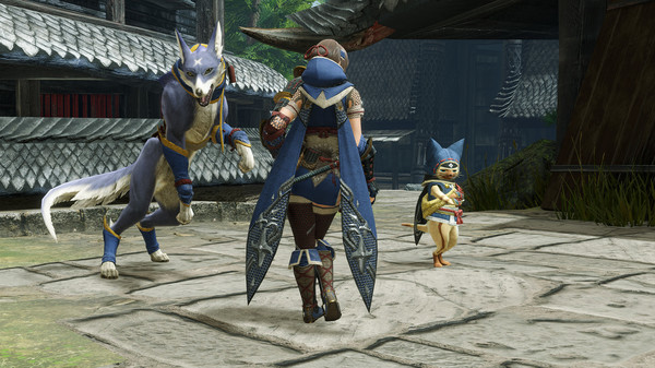 MONSTER HUNTER RISE - "Using the Wall" Pose Set