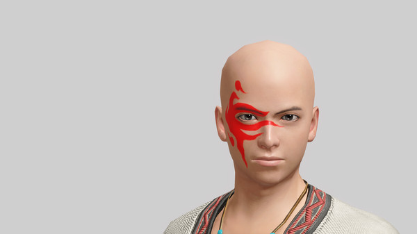 MONSTER HUNTER RISE - "Cursed Flame" face paint