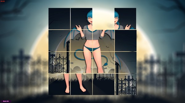 Adult Puzzles - Hentai Halloween screenshot 2