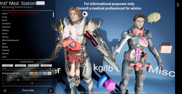Screenshot z International Medical Station