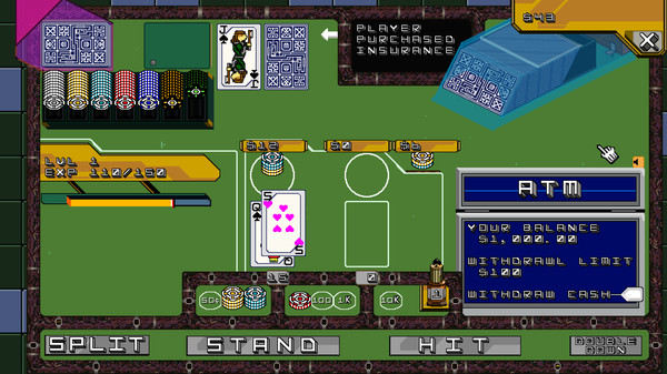 Screenshot z Blackjack Avenue