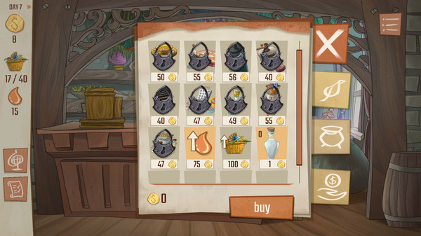 Screenshot z Nora: The Wannabe Alchemist