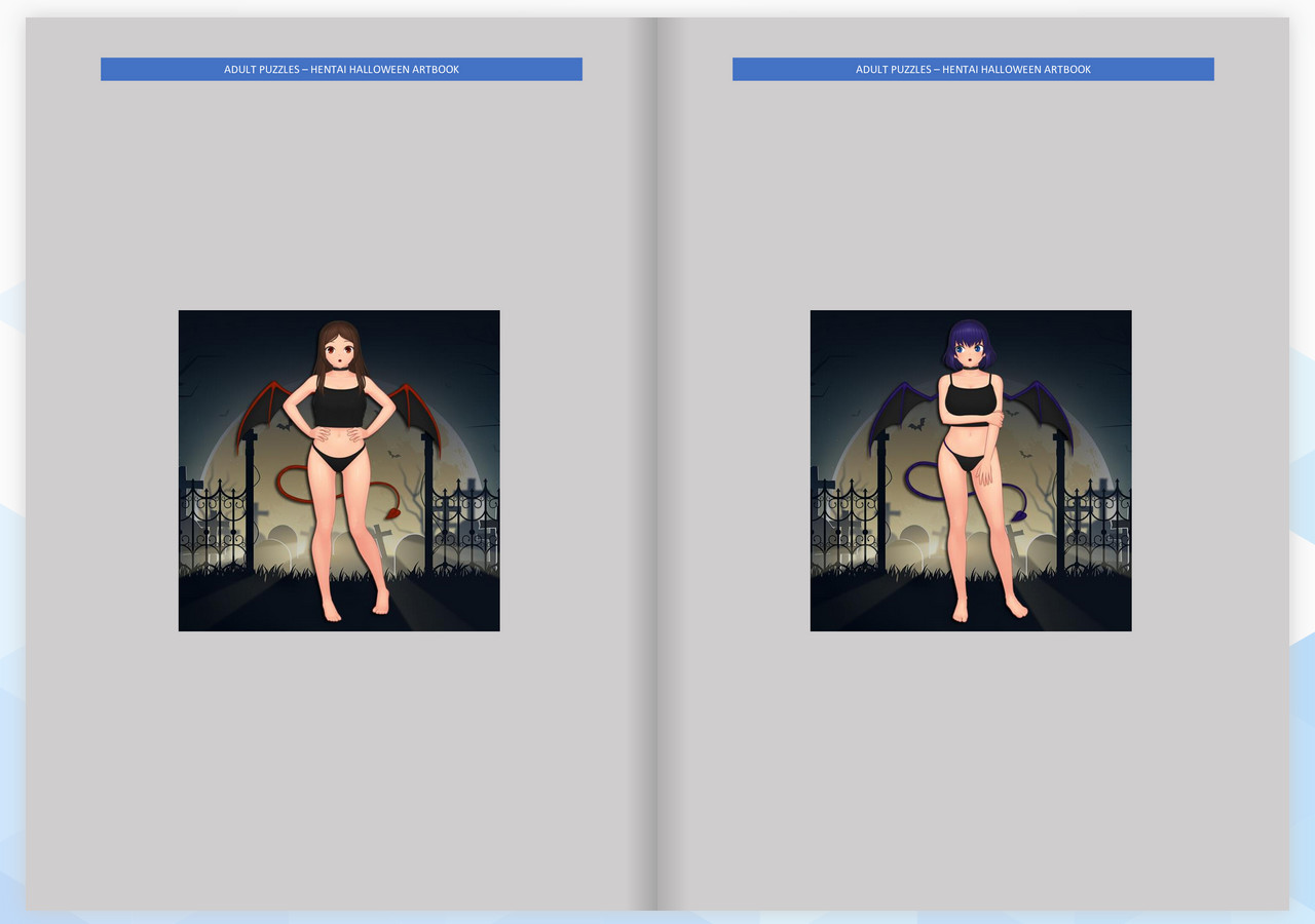 Adult Puzzles - Hentai Halloween ArtBook Featured Screenshot #1