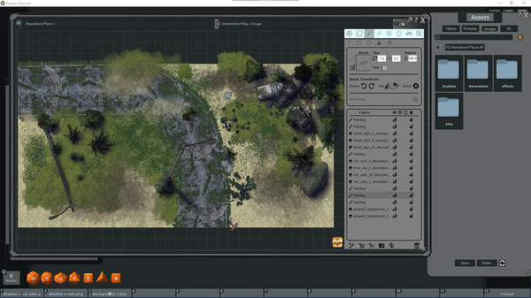 Fantasy Grounds - FG Abandoned Places Map Pack