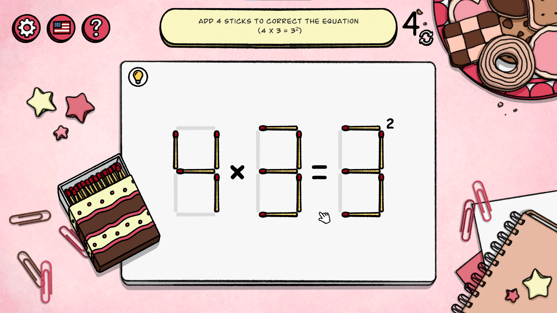 #5. Math+Sticks - Coffee Break Club (Steam) 由: Rukerama Studio