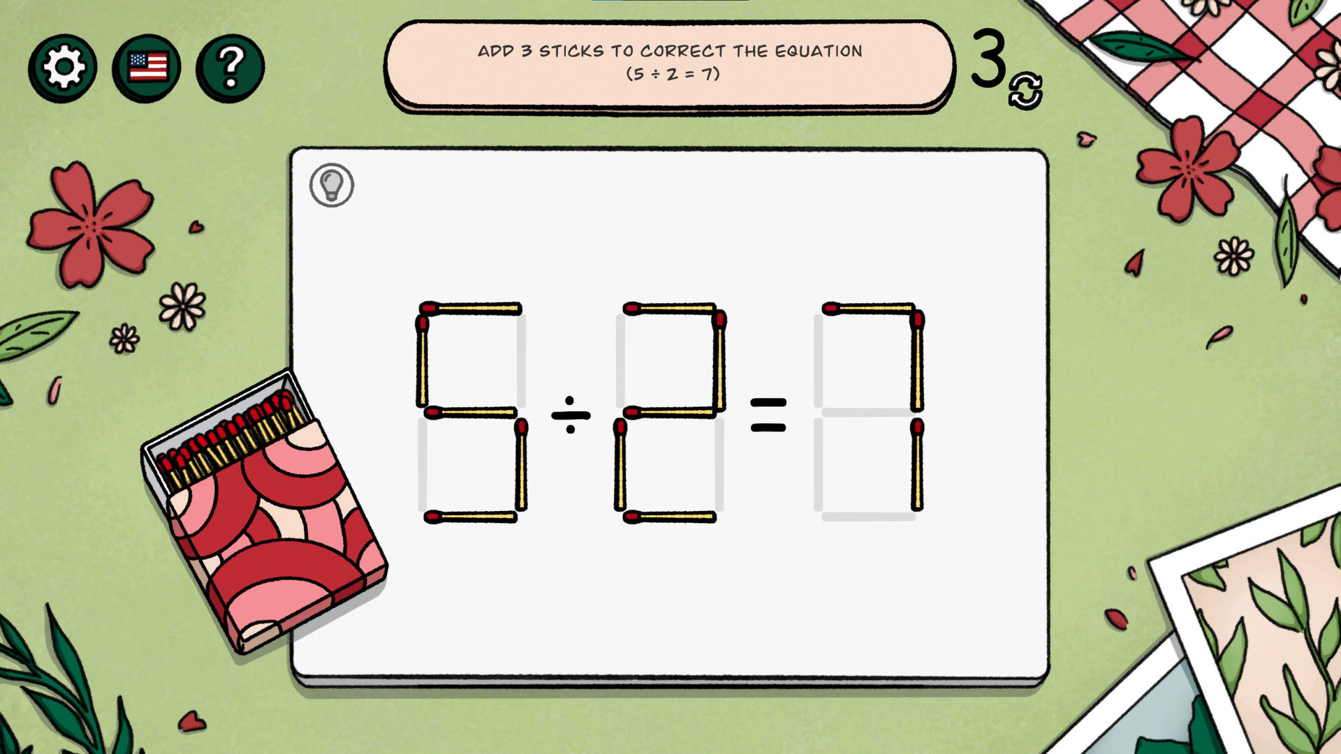 #7. Math+Sticks - Coffee Break Club (Steam) 由: Rukerama Studio