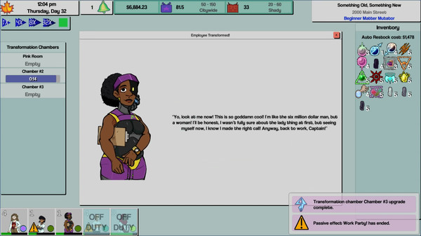 Screenshot z Transformation Tycoon Screenshot z Transformation Tycoon