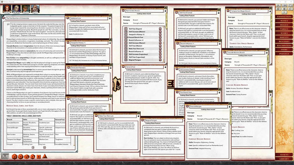 Screenshot z Fantasy Grounds - Pathfinder 2 RPG - Strength of Thousands AP 1: Kindled Magic