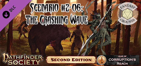 Fantasy Grounds - Pathfinder 2 RPG - Pathfinder Society Scenario #2-06: The Crashing Wave banner image