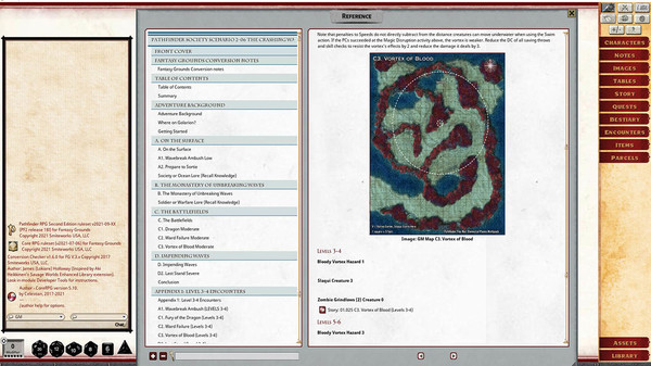 Fantasy Grounds - Pathfinder 2 RPG - Pathfinder Society Scenario #2-06: The Crashing Wave