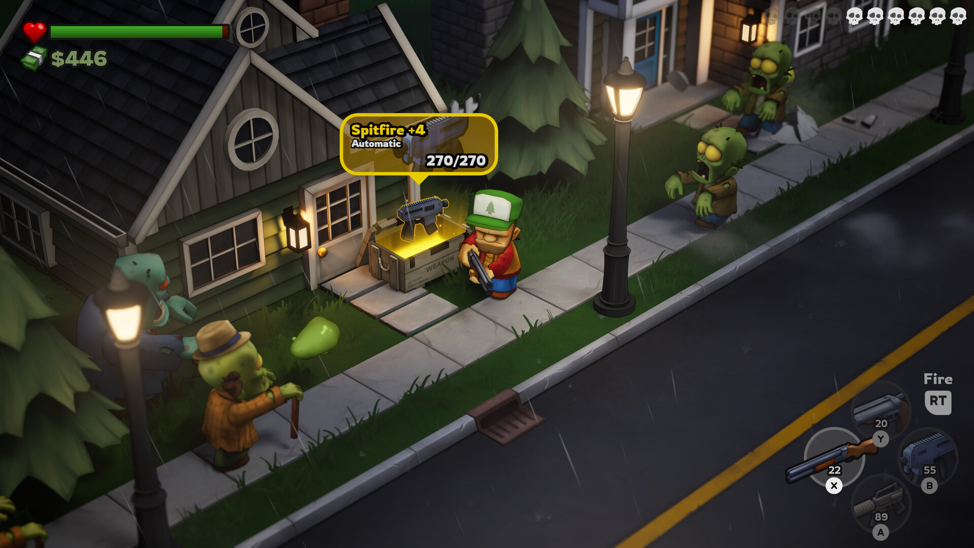 screenshot of Zombieville USA 3D 2