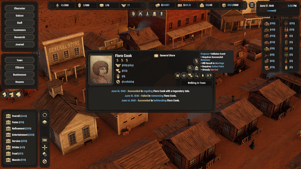 Screenshot z Deadwater Saloon Prologue