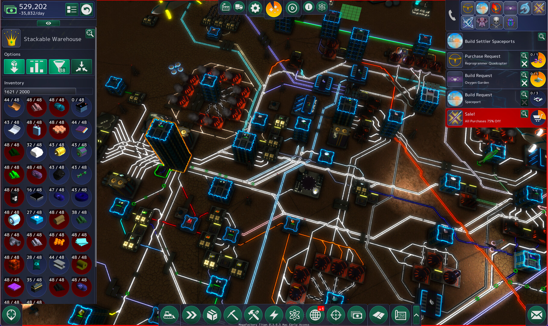 MegaFactory Titan screenshot 1