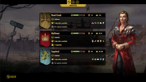 Surviving the Aftermath: New Alliances screenshot 2
