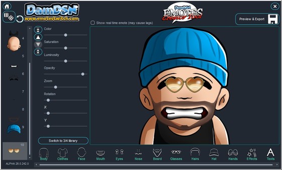 Emotes Creator Tool