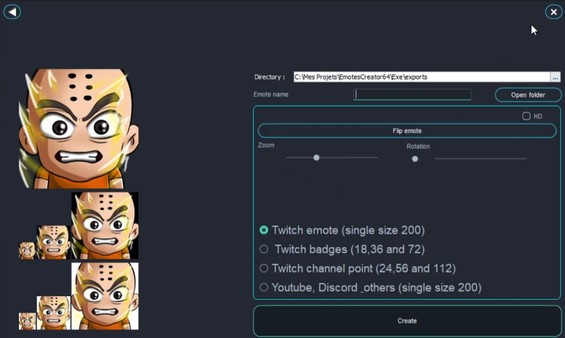 Emotes Creator Tool