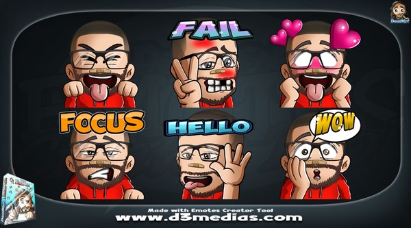 Screenshot z Emotes Creator Tool Screenshot z Emotes Creator Tool