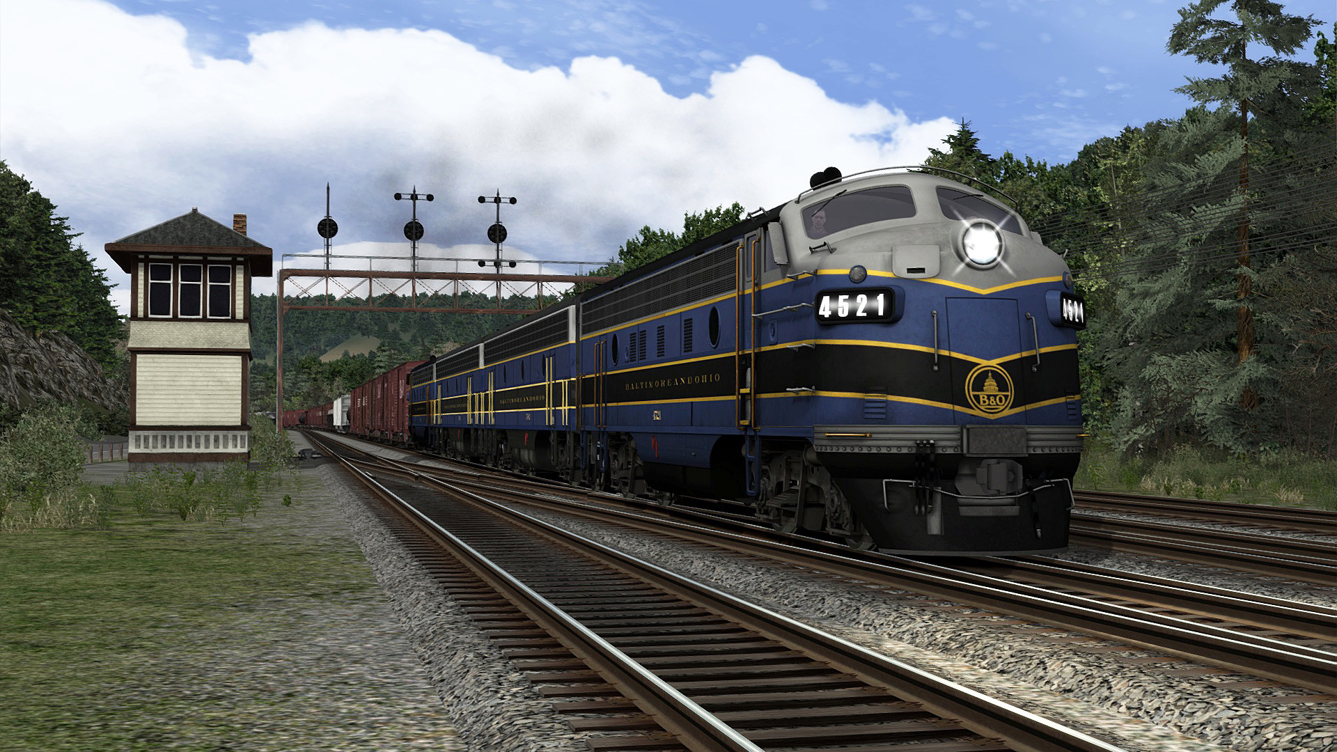 Train Simulator: B&O Mountain Subdivision Retro Pack Featured Screenshot #1