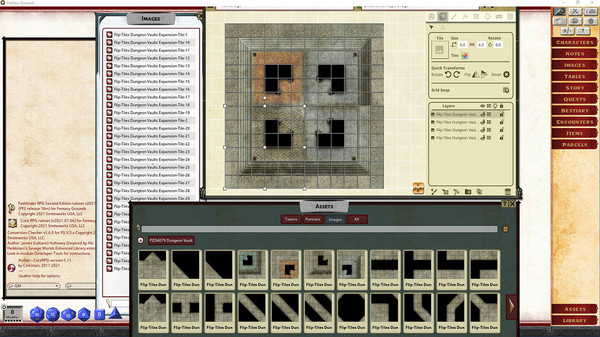 Fantasy Grounds - Pathfinder RPG - Dungeon Vaults Expansion