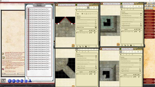 Fantasy Grounds - Pathfinder RPG - Dungeon Vaults Expansion