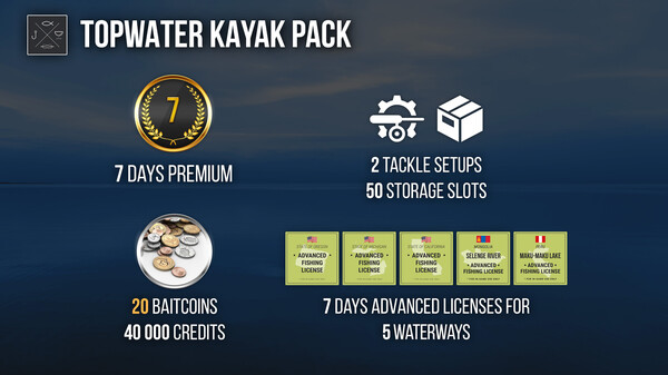 KHAiHOM.com - Fishing Planet: Topwater Kayak Pack