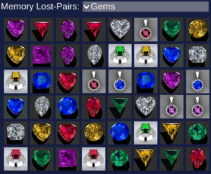 Memory Lost-Pairs - Native Americans (& Gems)