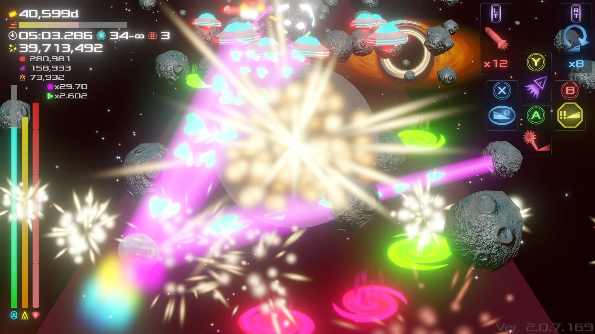 #2. Prepare For Warp: Unlimited Edition: Beyond Insanji (Steam) 由: Smiling Cat Entertainment, LTD