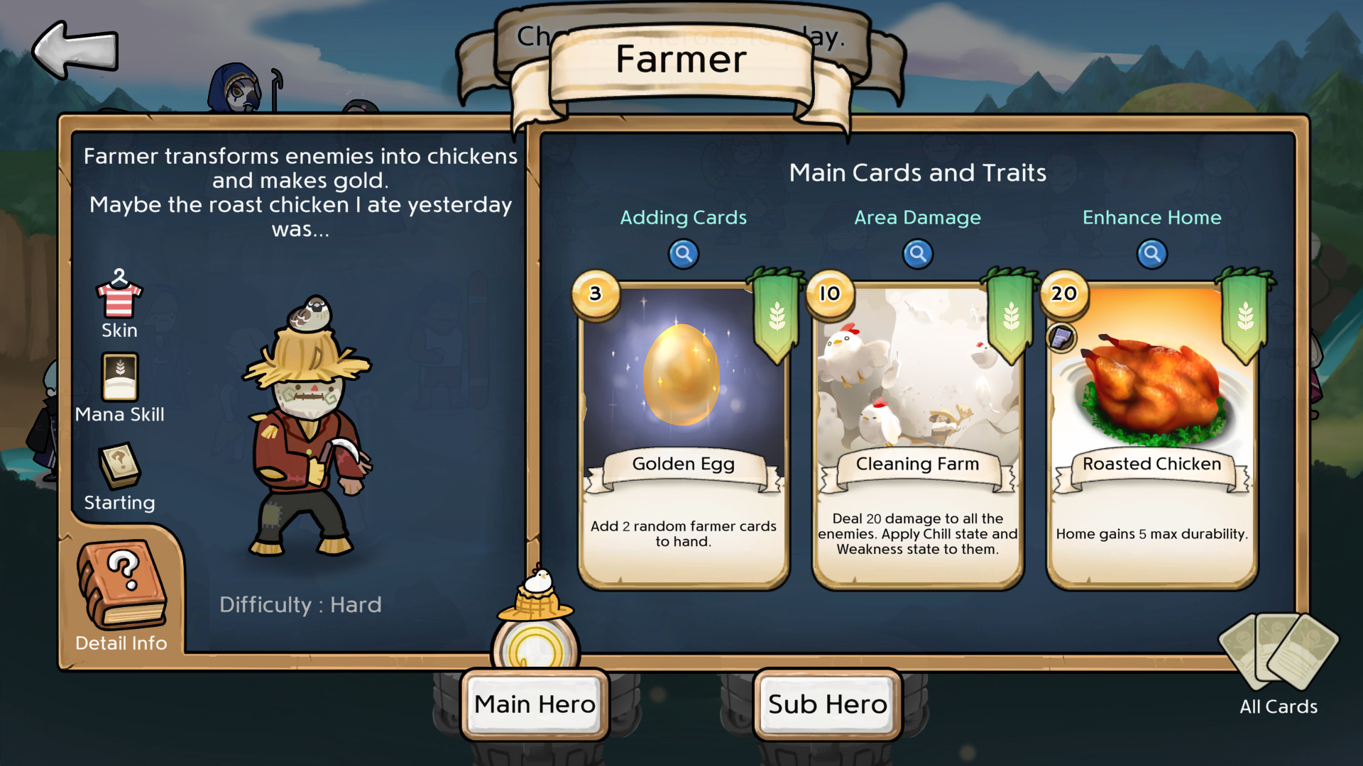 3 Minute Heroes - Scarecrow (Farmer Skin) Featured Screenshot #1