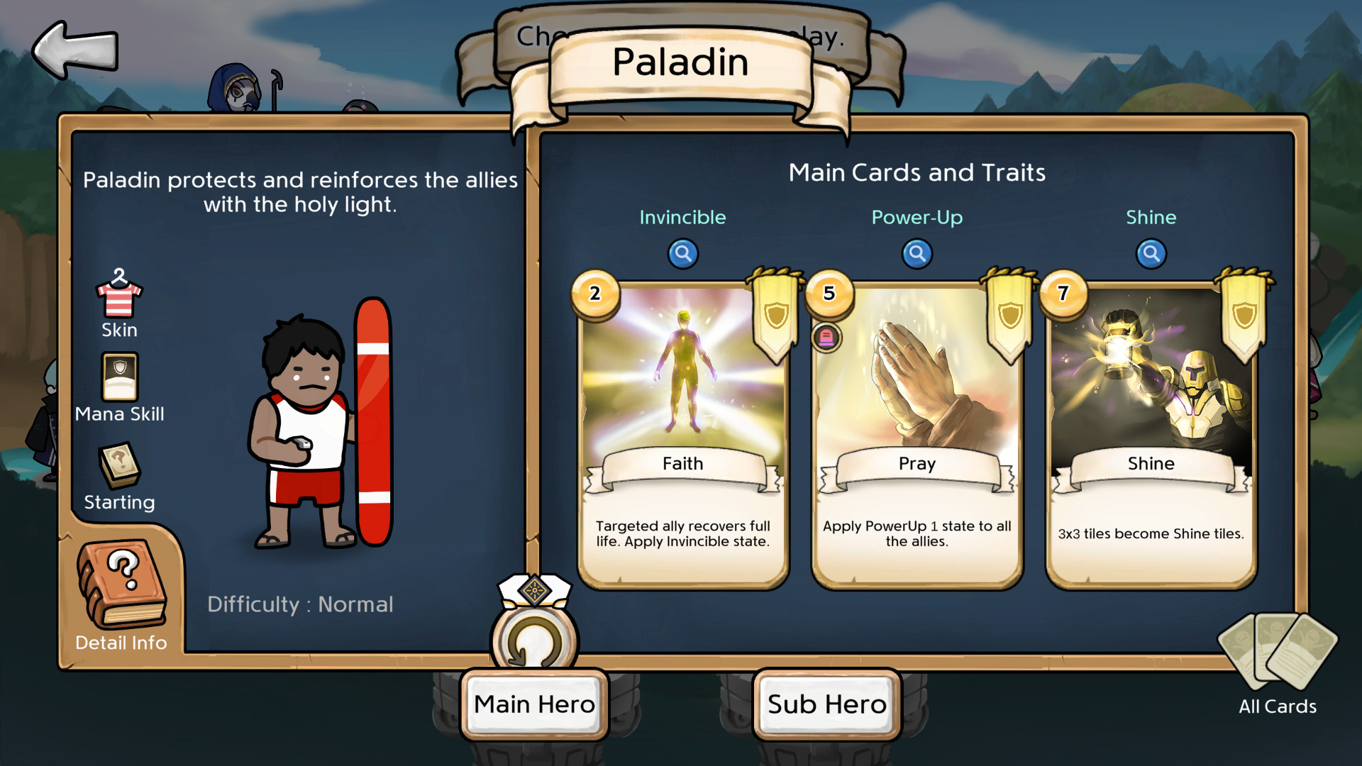 3 Minute Heroes - Lifeguard (Paladin Skin) Featured Screenshot #1