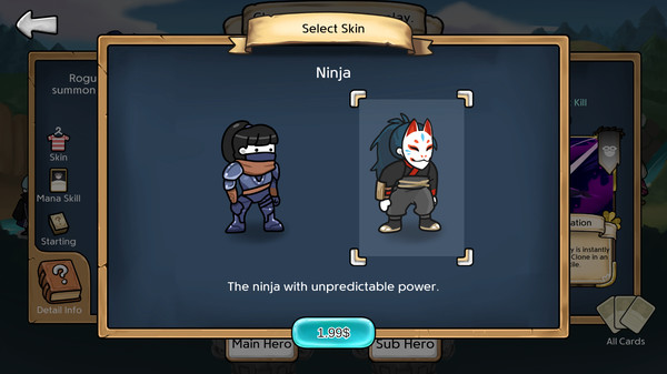 3 Minute Heroes - Ninja (Rogue Skin)