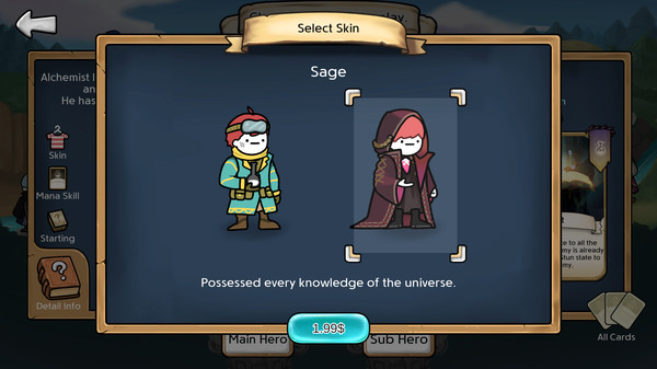 3 Minute Heroes - Sage (Alchemist Skin)