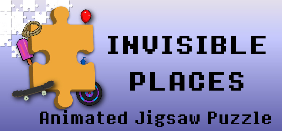 Invisible Places - Pixel Art Jigsaw Puzzle cover art