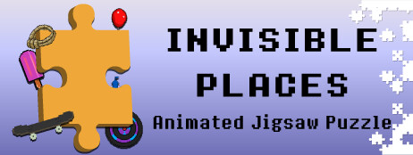 Invisible Places - Pixel Art Jigsaw Puzzle cover art