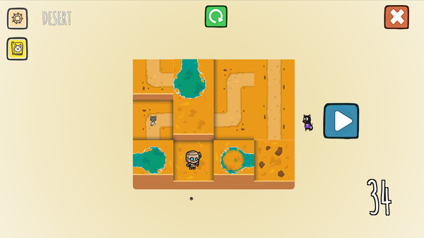 Screenshot z Cat Swap Tiles