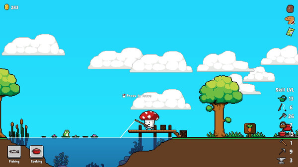 Screenshot z Idle Fields