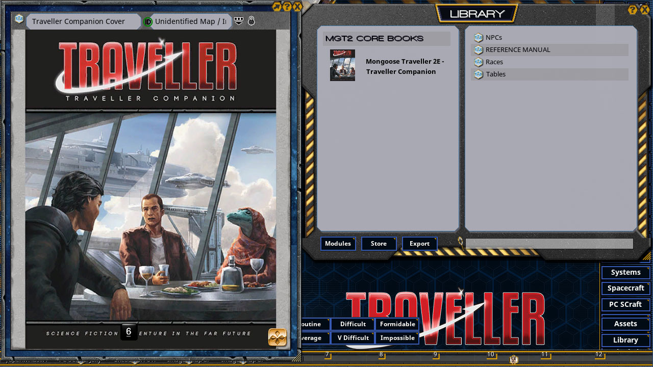 Fantasy Grounds - Traveller Companionのスクリーンショット 1