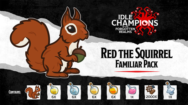 Idle Champions - Red the Squirrel Familiar Pack