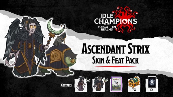 Idle Champions - Ascendant Strix Skin & Feat Pack