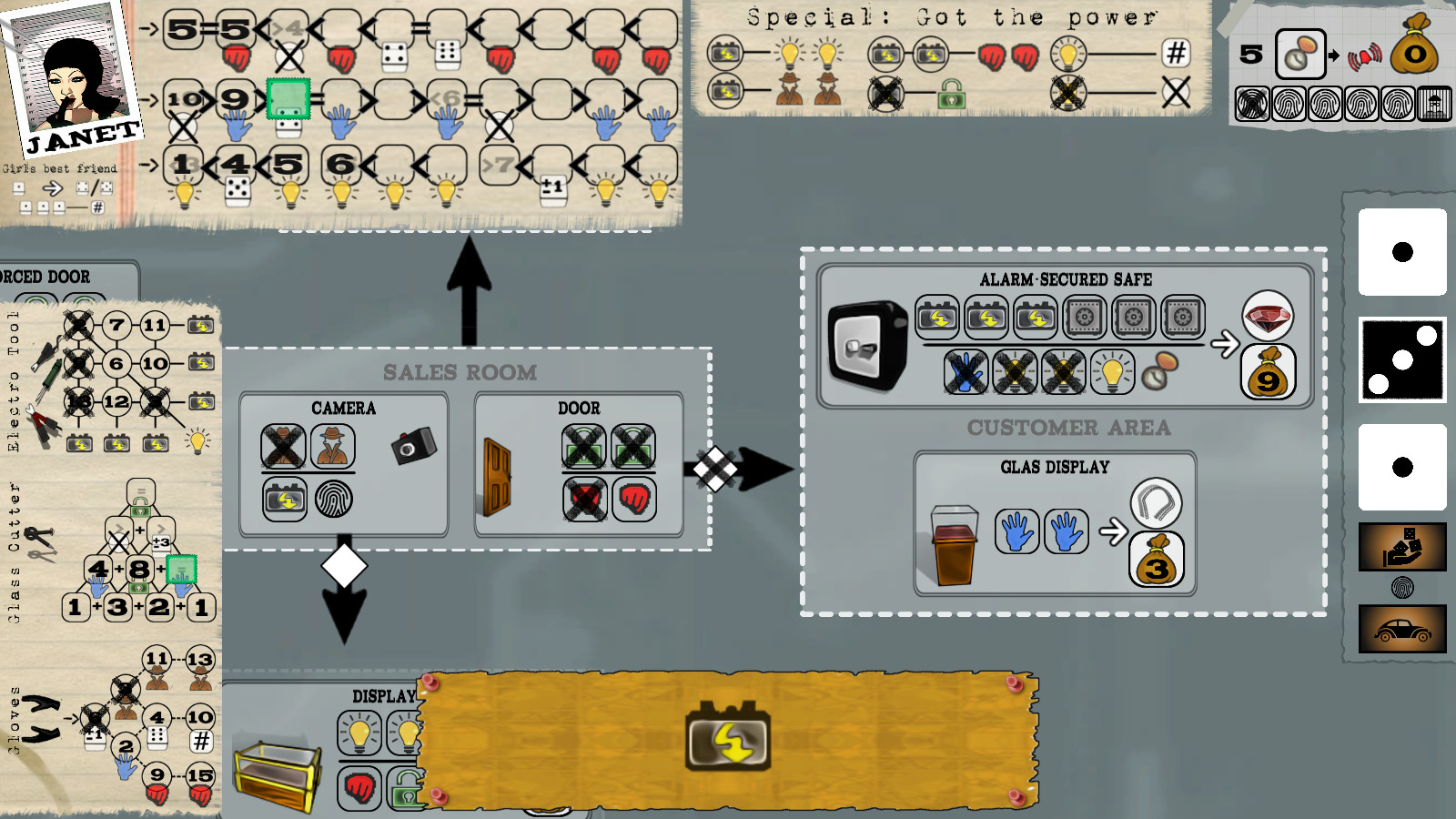 #3. Clou - Roll & Heist (Steam) By: Boardgame Racoon e.K.