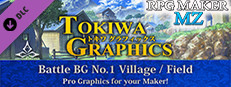 RPG Maker MZ -  TOKIWA GRAPHICS Battle BG No.1 Village/Field Small Capsule Image