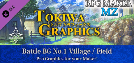 RPG Maker MZ -  TOKIWA GRAPHICS Battle BG No.1 Village/Field Header Image